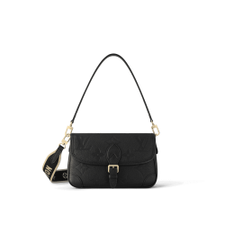 Louis Vuitton Diane M46386 Monogram Empreinte Leather Black