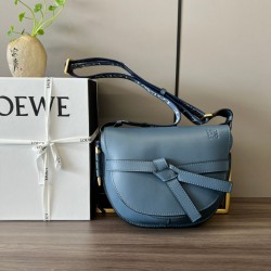 LOEWE Gate Dual Small Soft Calfskin Jacquard Bag 011821