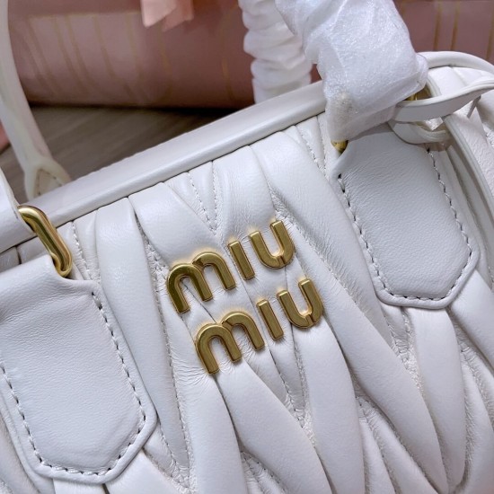 MIUMIU Arcadie Matelassé Nappa Leather Bag 5BB123