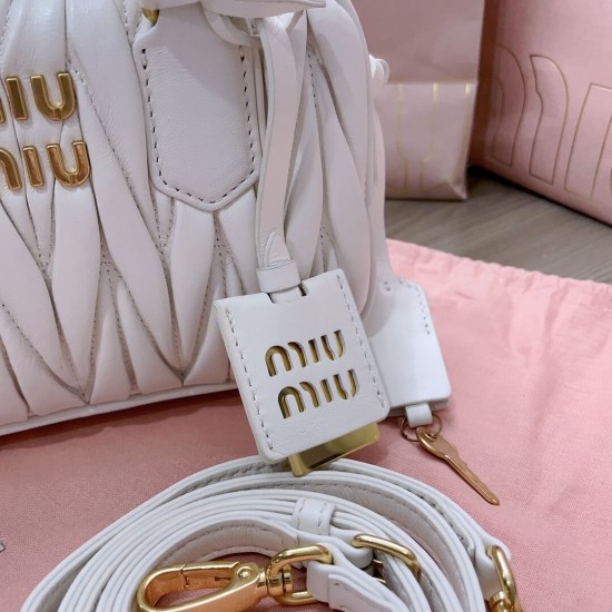 MIUMIU Arcadie Matelassé Nappa Leather Bag 5BB123