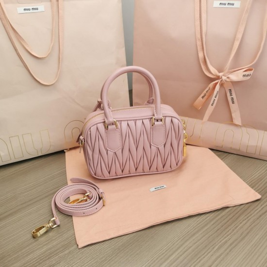 MIUMIU Arcadie Matelassé Nappa Leather Bag 5BB123