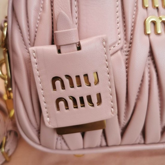 MIUMIU Arcadie Matelassé Nappa Leather Bag 5BB123