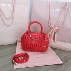 MIUMIU Arcadie Matelassé Nappa Leather Bag 5BB123