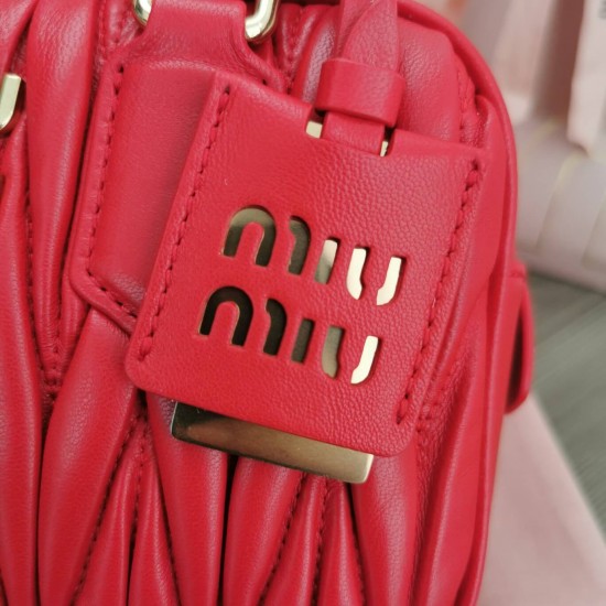 MIUMIU Arcadie Matelassé Nappa Leather Bag 5BB123