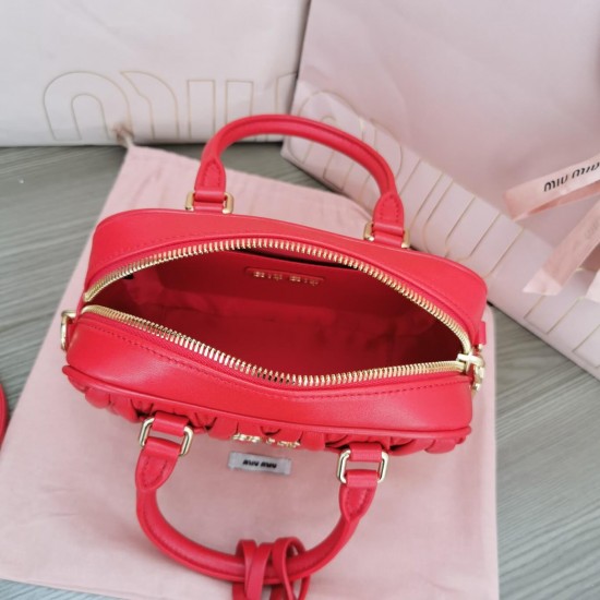 MIUMIU Arcadie Matelassé Nappa Leather Bag 5BB123