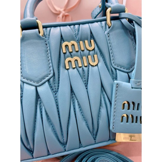 MIUMIU Arcadie Matelassé Nappa Leather Bag 5BB123