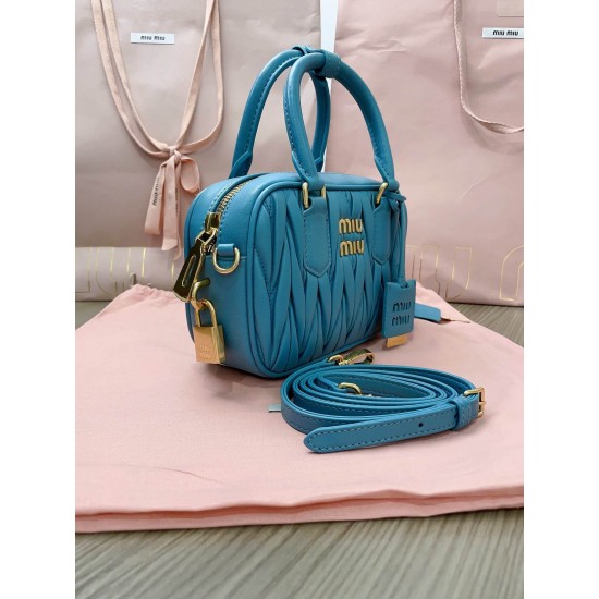 MIUMIU Arcadie Matelassé Nappa Leather Bag 5BB123