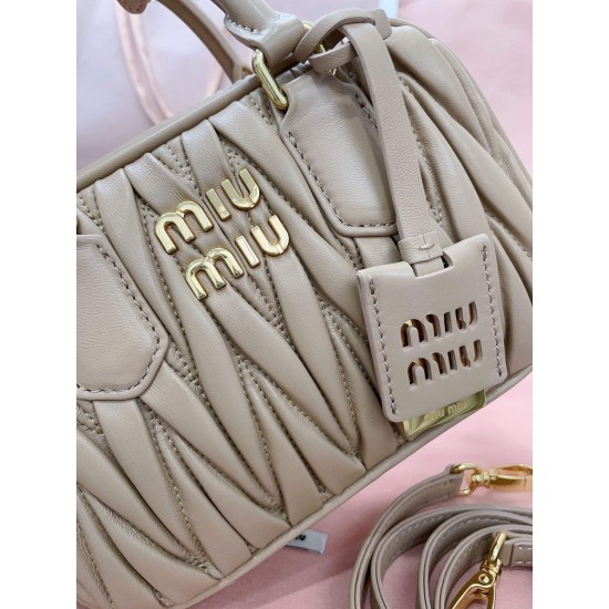 MIUMIU Arcadie Matelassé Nappa Leather Bag 5BB123