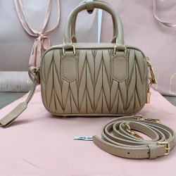 MIUMIU Arcadie Matelassé Nappa Leather Bag 5BB123