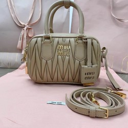 MIUMIU Arcadie Matelassé Nappa Leather Bag 5BB123