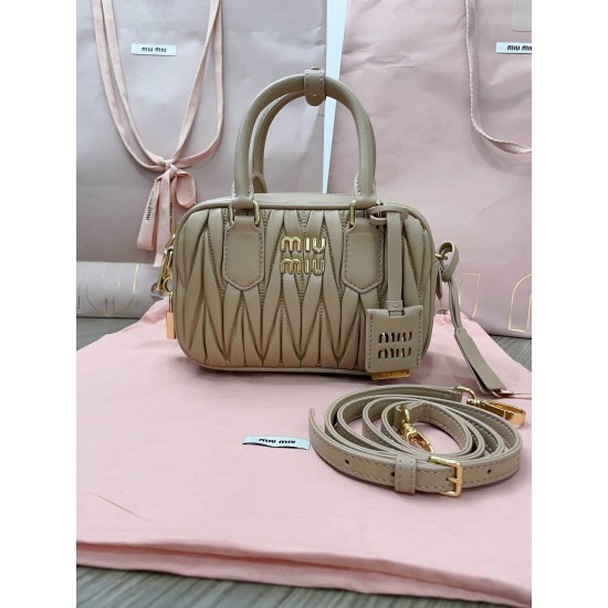 MIUMIU Arcadie Matelassé Nappa Leather Bag 5BB123