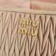 MIUMIU Double Zipper Camera Bag Handbag 5BP045