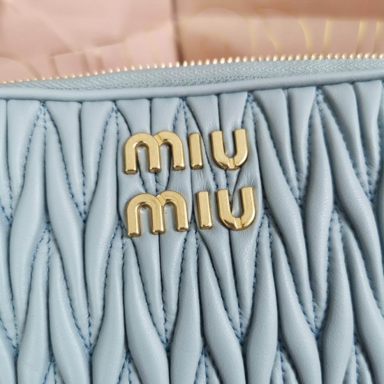 MIUMIU Double Zipper Camera Bag Handbag 5BP045