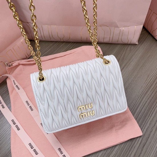 MIUMIU Matelassé Nappa Leather Mini Bag 5BP065