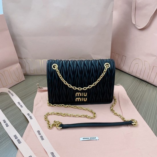 MIUMIU Matelassé Nappa Leather Mini Bag 5BP065