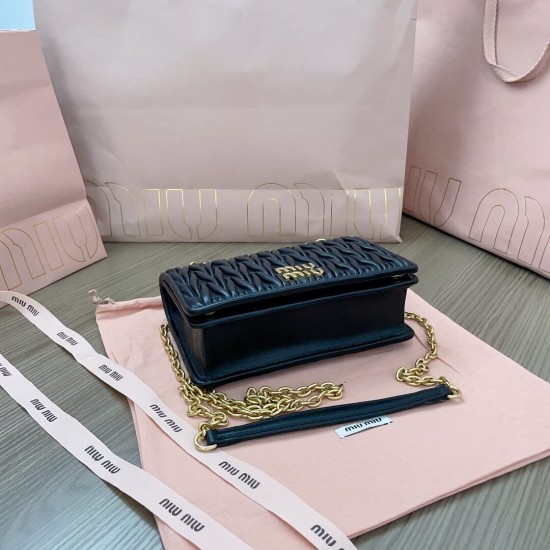 MIUMIU Matelassé Nappa Leather Mini Bag 5BP065