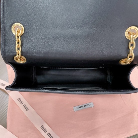 MIUMIU Matelassé Nappa Leather Mini Bag 5BP065