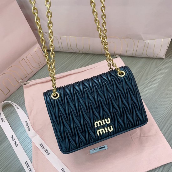 MIUMIU Matelassé Nappa Leather Mini Bag 5BP065