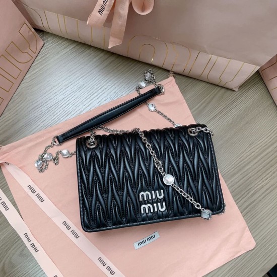 MIUMIU Matelassé Nappa Leather Mini Bag 5BP065