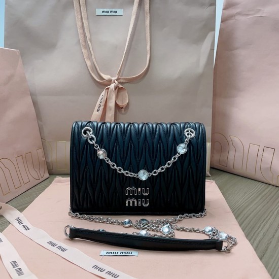 MIUMIU Matelassé Nappa Leather Mini Bag 5BP065