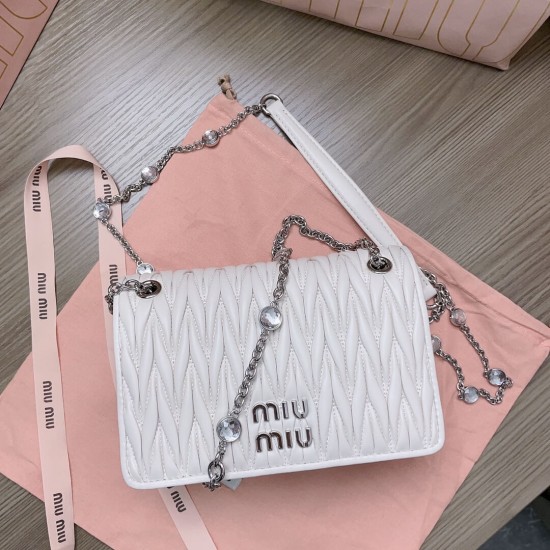 MIUMIU Matelassé Nappa Leather Mini Bag 5BP065