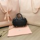 MIUMIU Wander Matelassé Nappa Leather Hobo Mini Bag 5BP077