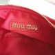 MIUMIU Wander Matelassé Nappa Leather Hobo Mini Bag 5BP078