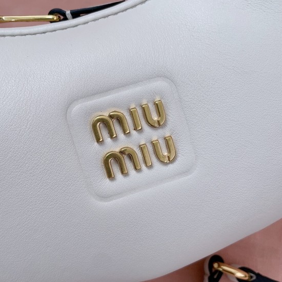 MIUMIU Patent Leather Crescent Bag 5BP084