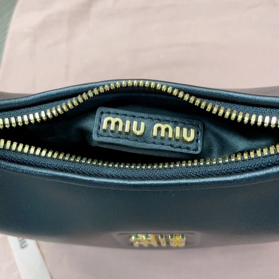 MIUMIU Patent Leather Crescent Bag 5BP084