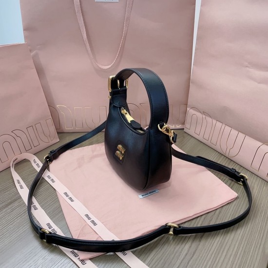 MIUMIU Patent Leather Crescent Bag 5BP084