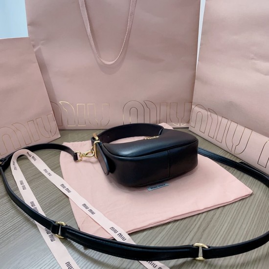 MIUMIU Patent Leather Crescent Bag 5BP084