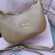 MIUMIU Patent Leather Crescent Bag 5BP084