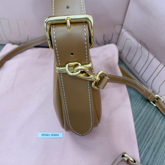 MIUMIU Patent Leather Crescent Bag 5BP084