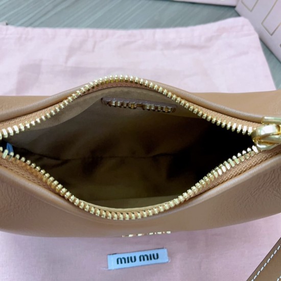 MIUMIU Patent Leather Crescent Bag 5BP084