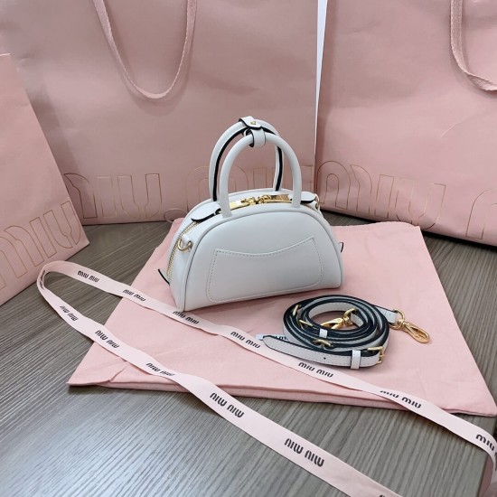 MIUMIU Leather Handle Bag 5BP085