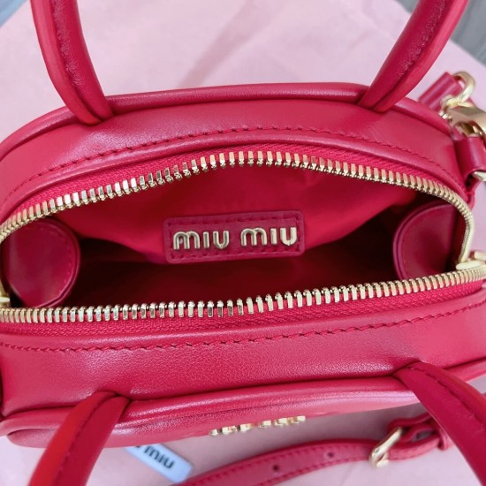 MIUMIU Leather Handle Bag 5BP085