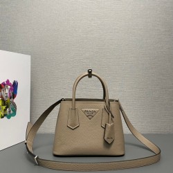 PRADA Double Saffiano Leather Mini Bag 1BG443