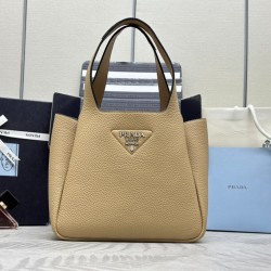 PRADA Medium Leather Tote Bag 1BG335