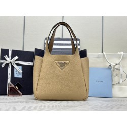 PRADA Medium Leather Tote Bag 1BG335