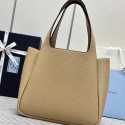 PRADA Medium Leather Tote Bag 1BG335