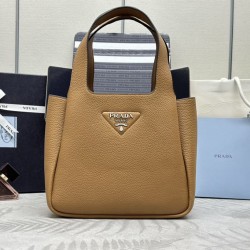 PRADA Medium Leather Tote Bag 1BG335