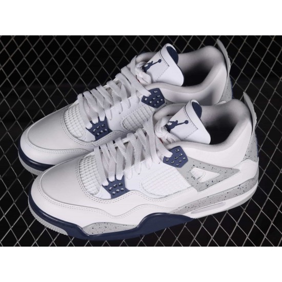 AIR JORDAN 4 RETRO WHITE MIDNIGHT NAVY