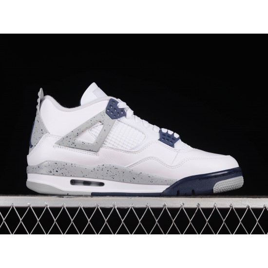 AIR JORDAN 4 RETRO WHITE MIDNIGHT NAVY