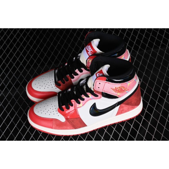 AIR JORDAN 1 HIGH X SPIDER-MAN ACROSS THE SPIDER-VERSE RED BLACK