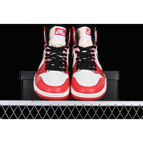 AIR JORDAN 1 HIGH X SPIDER-MAN ACROSS THE SPIDER-VERSE RED BLACK