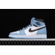 AIR JORDAN 1 RETRO HIGH WHITE UNIVERSITY BLUE BLACK