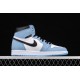 AIR JORDAN 1 RETRO HIGH WHITE UNIVERSITY BLUE BLACK