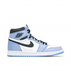 AIR JORDAN 1 RETRO HIGH WHITE UNIVERSITY BLUE BLACK