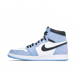 AIR JORDAN 1 RETRO HIGH WHITE UNIVERSITY BLUE BLACK