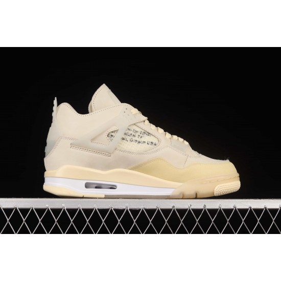 AIR JORDAN 4 RETRO OFF-WHITE SAIL WOMENS